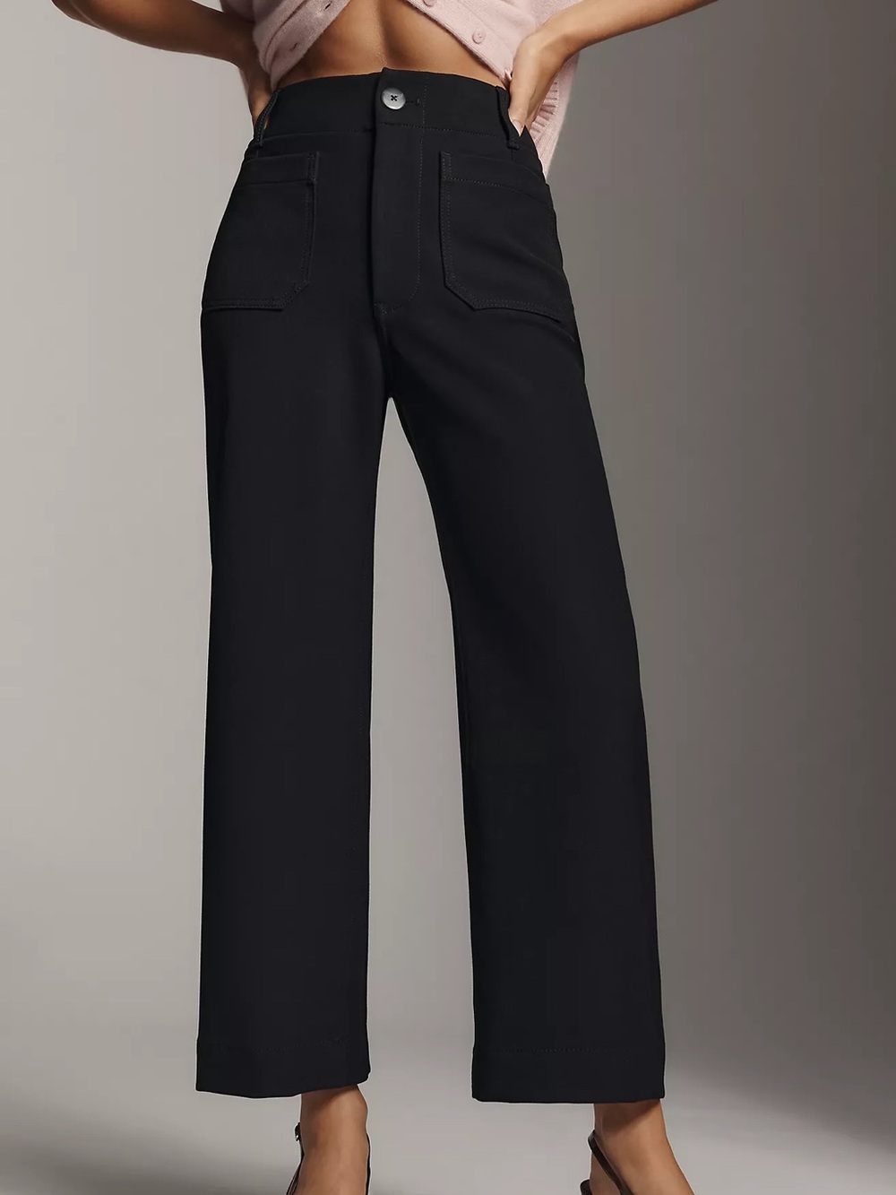Anthropologie Colette Crop Stretch-Twill Pants by Maeve - Picture 5 of 5